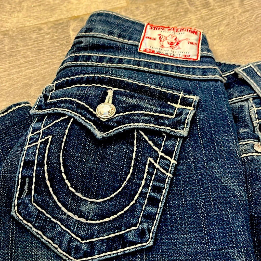 True Religion Disco Billy Jeans Straight Fit Size 28